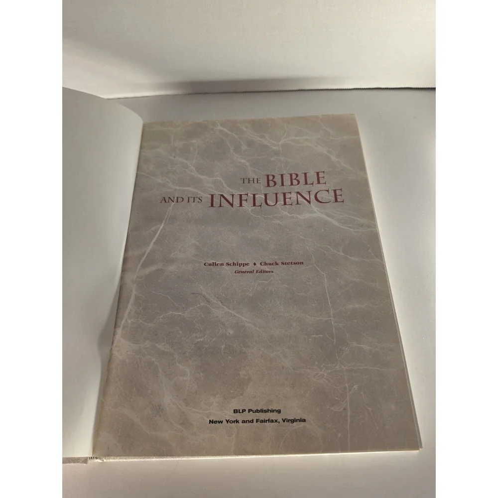 The Bible and Its Influence Cullen Schippe Chuck Stetson 2006 Hardcover BLP